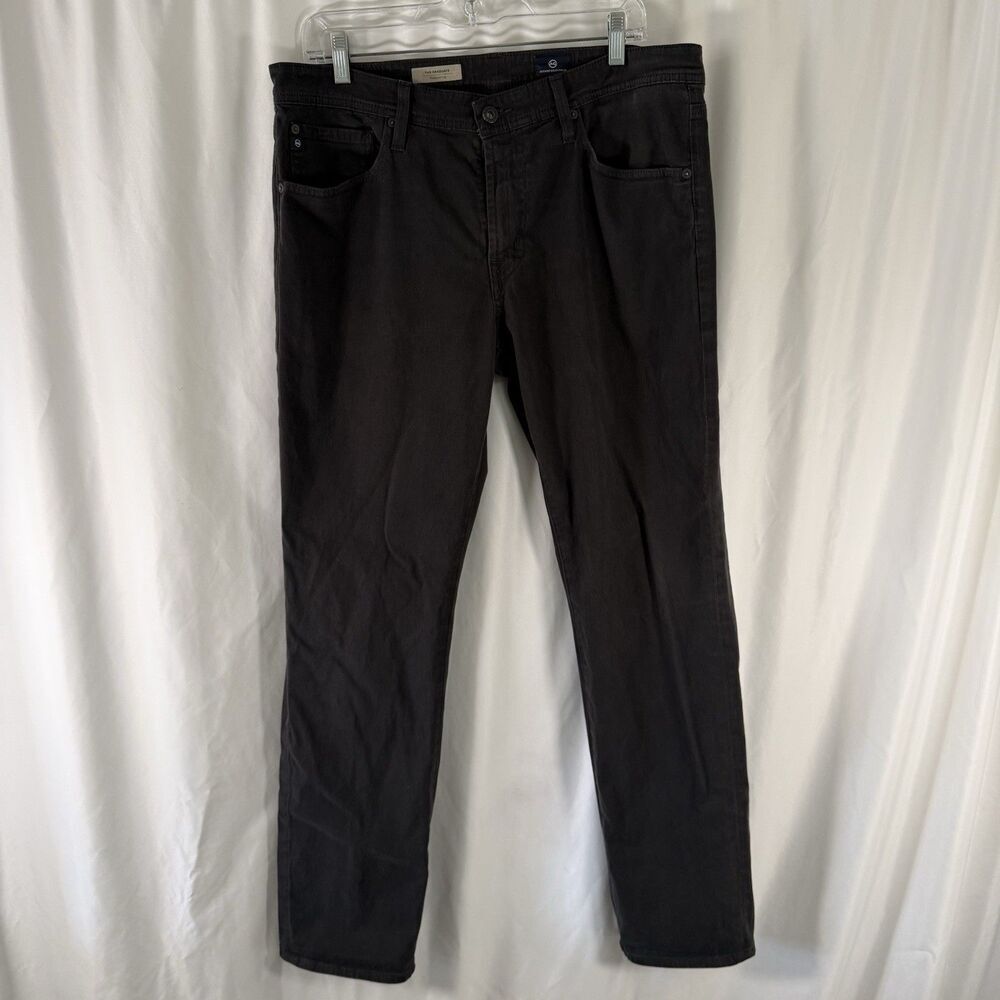 Adriano Goldschmied the Graduate Pants Men's 34x32 Grey Flat Front 5 Pocket